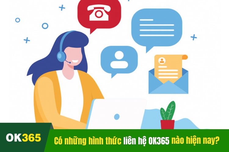 Có những hình thức liên hệ OK365 nào hiện nay?