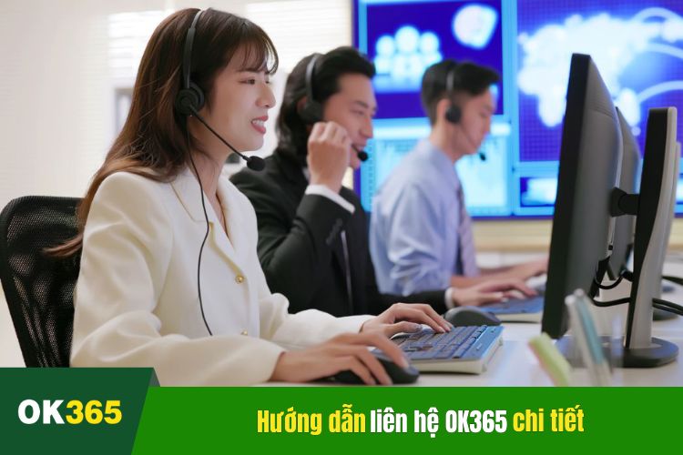 Hướng dẫn thực hiện liên hệ OK365 dành cho người dùng