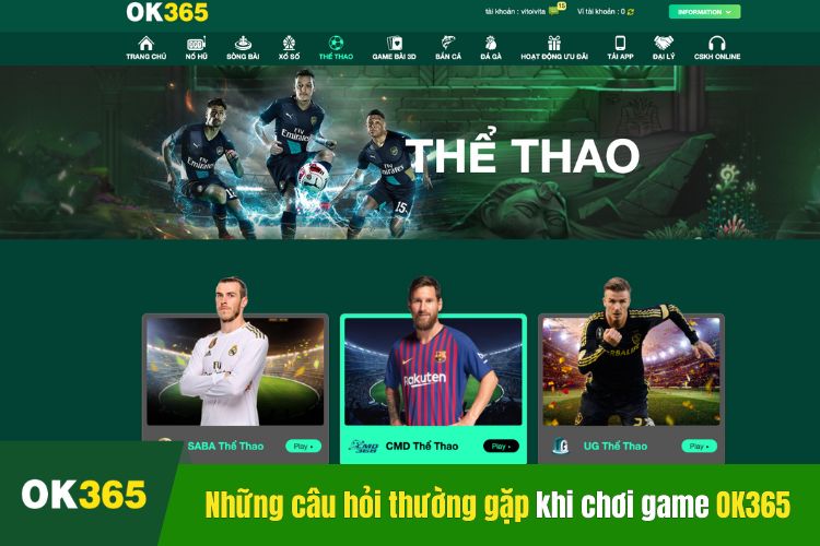 FAQ - Những câu hỏi thường gặp khi chơi game tại nhà cái OK365